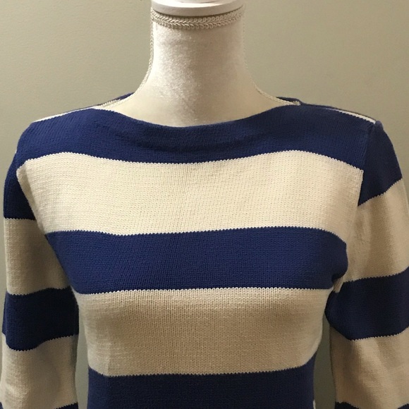 Vintage Molly d Striped Boatneck Sweater - Picture 2 of 5